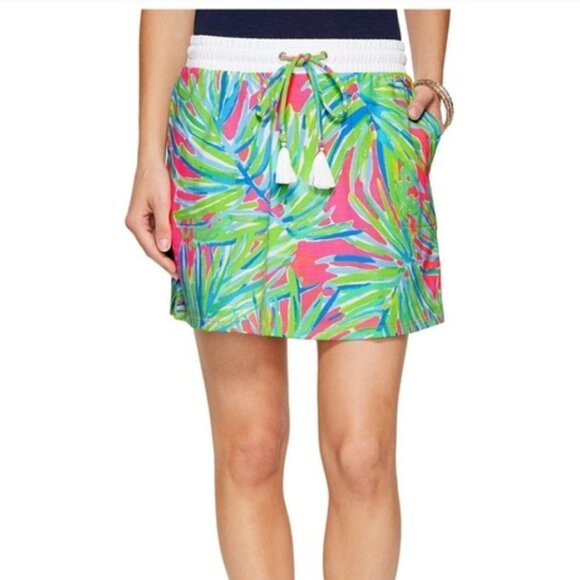Lilly Pulitzer Zia Skirt XS Royal Lime - Picture 1 of 7